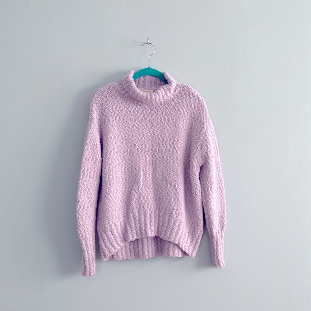 Cynthia Rowley Size XS Lavender Turtleneck Sweater